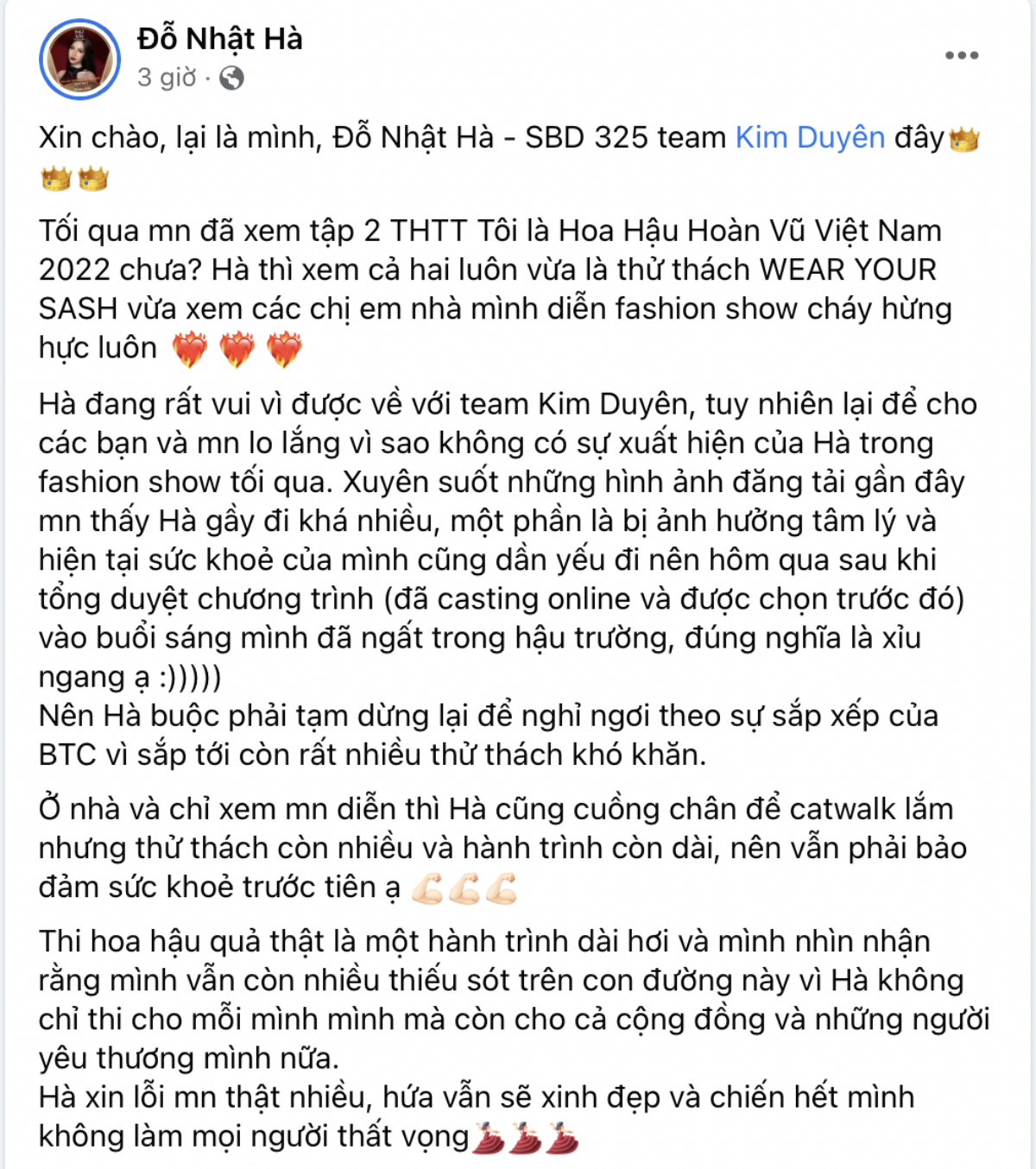 Đỗ Nhật Hà hé lộ lý do vắng mặt trong show thời trang của MUV 2022, khai gì mà fan lo xanh mặt? Ảnh 5