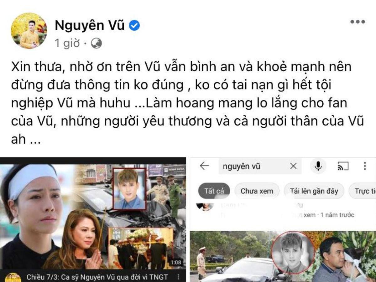 Nguyên Vũ lên tiếng trước loạt thông tin nam ca sĩ qua đời ở tuổi 46 Ảnh 2