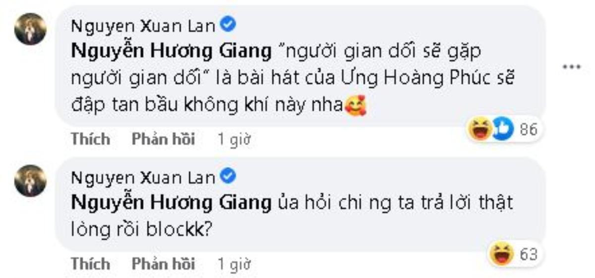 Khoe ảnh xinh đẹp nhưng bị Xuân Lan trêu đùa, Hương Giang muốn 'chặn' ngay lập tức Ảnh 3