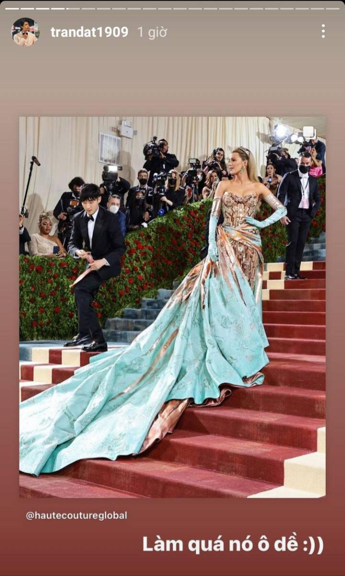 Stylist của Kim Duyên bị ném đá dữ dội vì vạ miệng 'chê' váy của Blake Lively tại Met Gala 2022 Ảnh 1