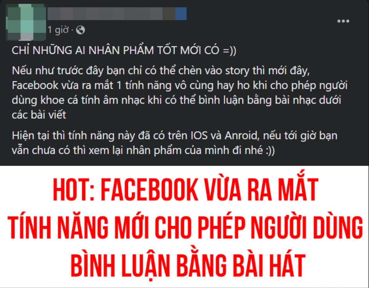 Facebook ra mắt tính năng bình luận bằng bài hát, nhưng 'ai có nhân phẩm tốt' mới sử dụng được? Ảnh 3