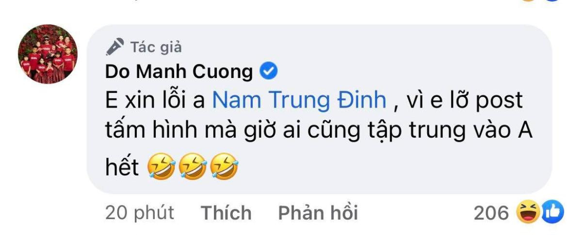 Đỗ Mạnh Cường xin lỗi Nam Trung vì để đàn anh 'giật spotlight' của Ngô Thanh Vân trong đám cưới Ảnh 2