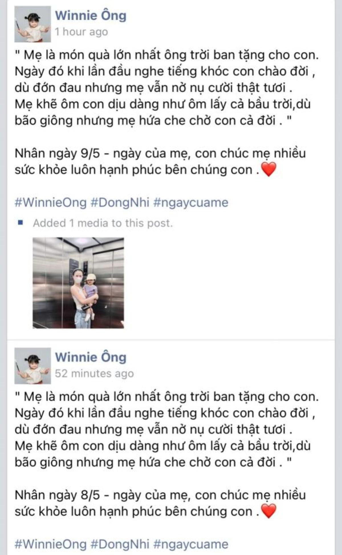 Đông Nhi bị netizen bắt lỗi sau khi gửi lời chúc mừng Ngày của Mẹ, nữ ca sĩ phải vội chỉnh ngay Ảnh 2