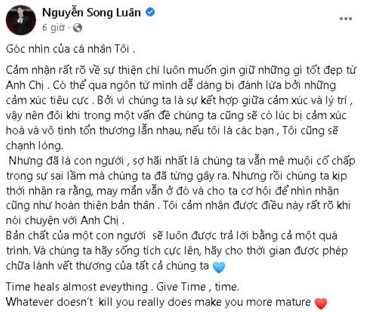 Song Luân lên tiếng bênh vực Ông Cao Thắng và Đông Nhi khiến netizen thốt lên: 'Xin đừng nói gì' Ảnh 1