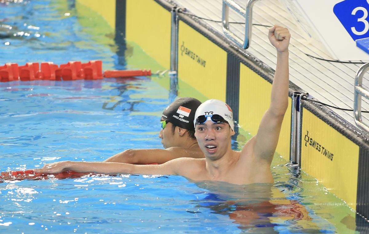 Vỡ oà cảm xúc, 'rái cá' Huy Hoàng phá kỷ lục SEA Games và giành HCV thứ 2: 'Tôi sướng quá'! Ảnh 1