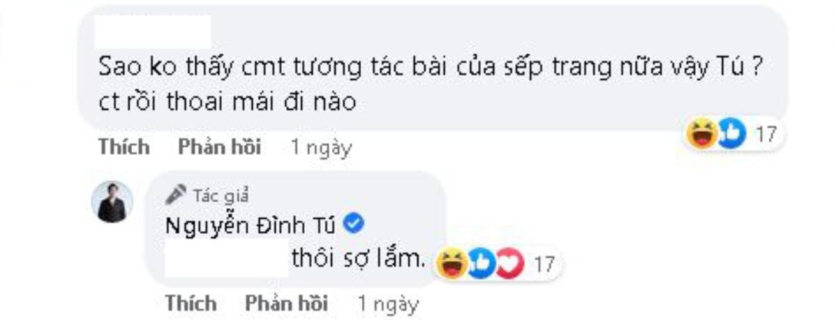 Đình Tú cảm thấy 'nực cười' sau khi bị netizen 'chất vấn' về việc Hương Giang xác nhận chia tay Ảnh 6