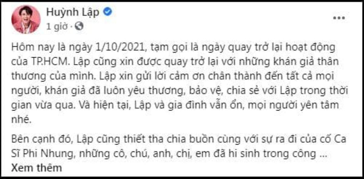 Hậu ồn ào tình cảm, sự nghiệp Huỳnh Lập bây giờ ra sao? Ảnh 5