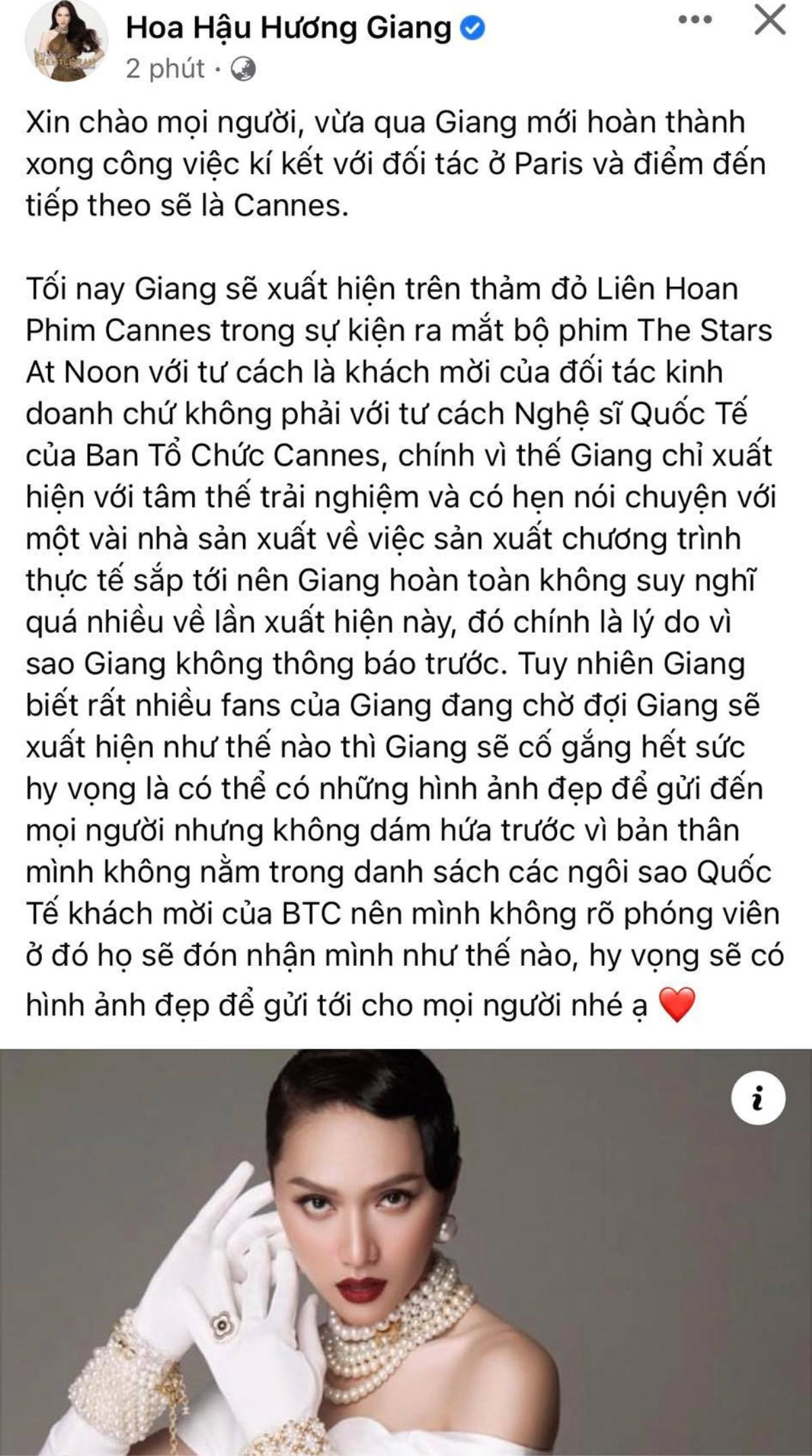 Hương Giang lo lắng bị truyền thông quốc tế ngó lơ như Lý Nhã Kỳ tại thảm đỏ Cannes 2022? Ảnh 2