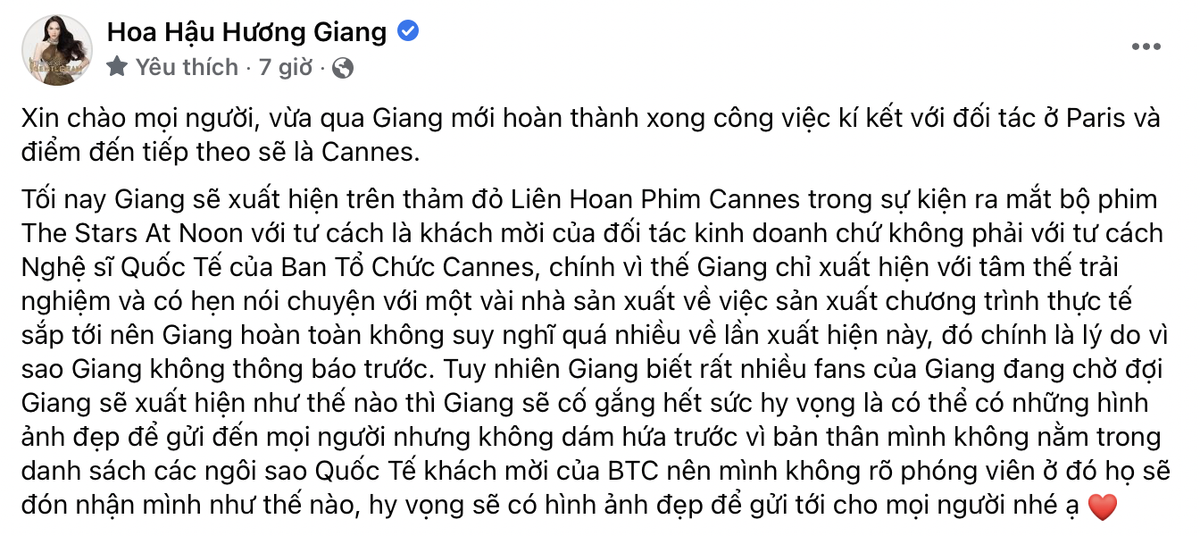 HOT: Hương Giang lên đồ lộng lẫy như cô dâu, thay thế Lý Nhã Kỳ tại LHP Cannes Ảnh 1