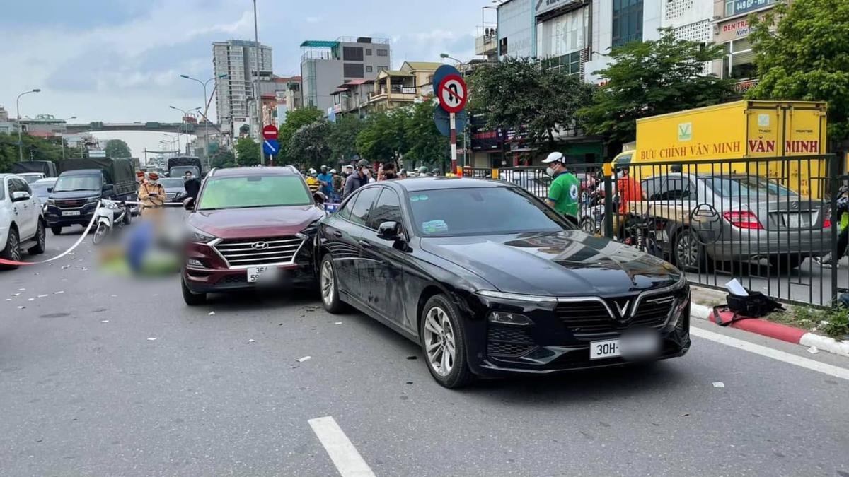 Tai nạn liên hoàn trên đường Giải Phóng khiến 1 người tử vong tại chỗ Ảnh 1