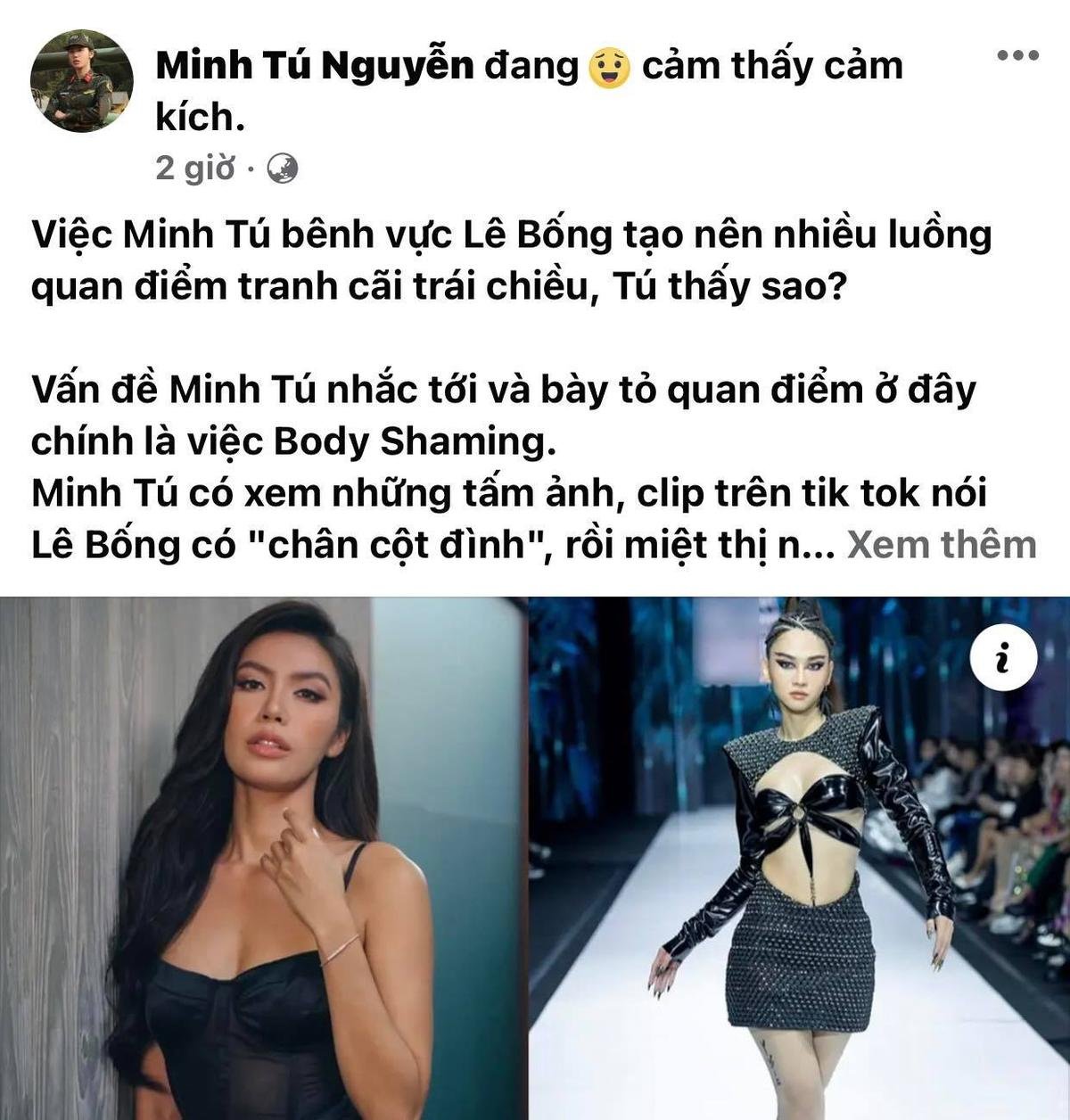 Minh Tú lên tiếng sau phản ứng của dân tình về việc bênh vực TikToker Lê Bống Ảnh 1