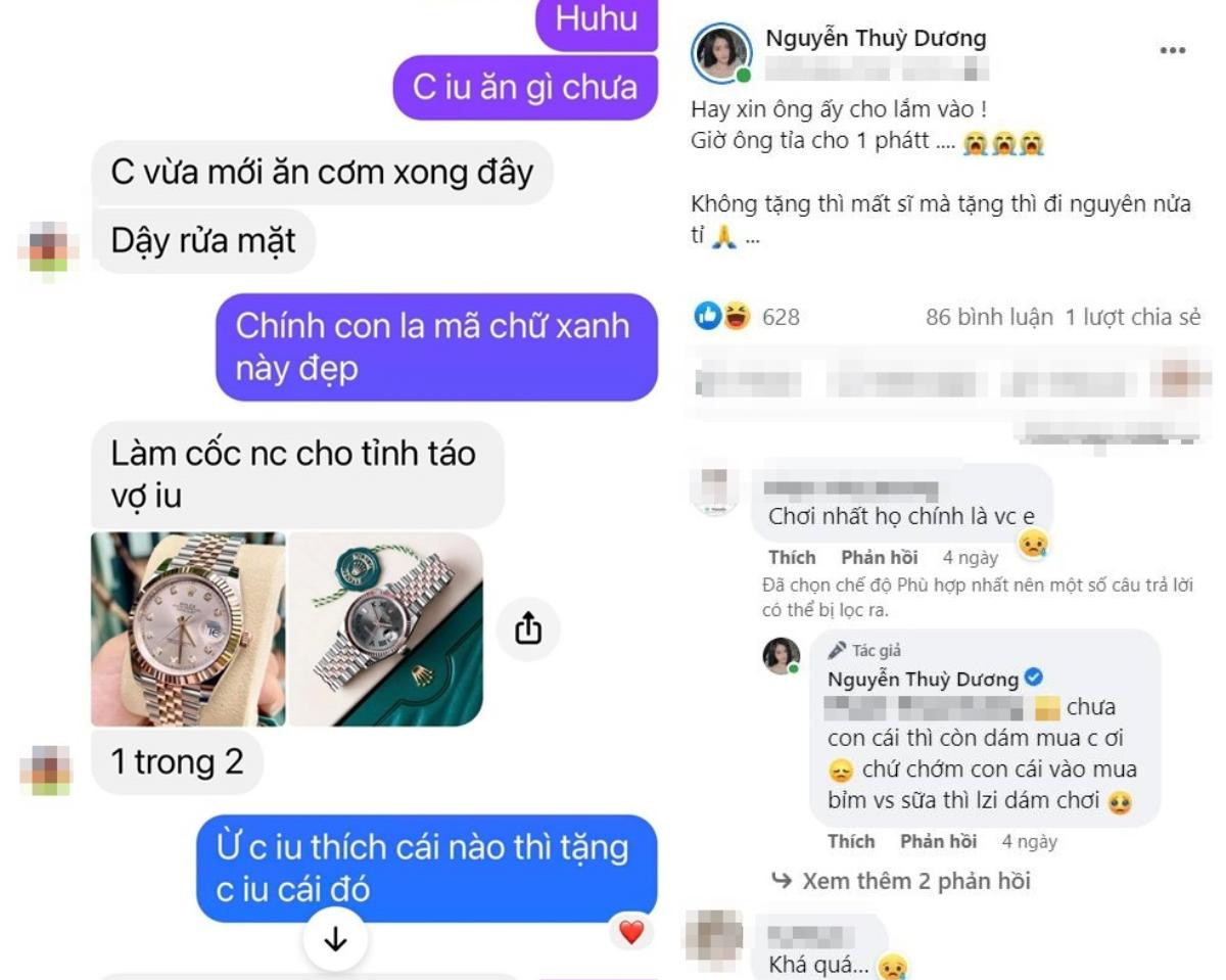 'Bản sao' Hiền Hồ chơi lớn mua đồng hồ rolex tặng bạn trai: Vì sĩ mà đi... nửa tỷ Ảnh 1