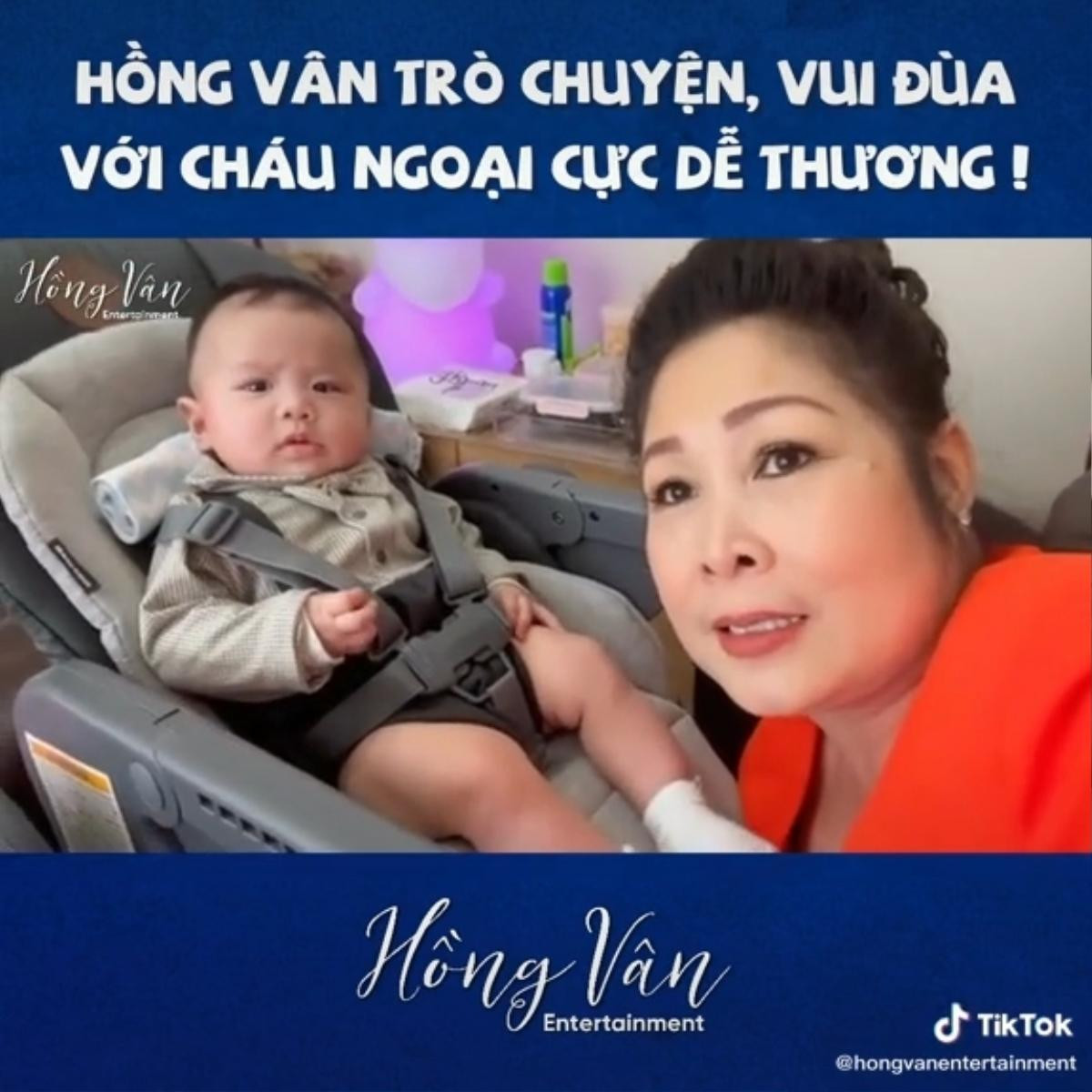 NSND Hồng Vân khen con gái Xí Ngầu dáng 'ngon' hậu sinh nở, lộ ảnh cháu trai 'siêu cưng' Ảnh 2