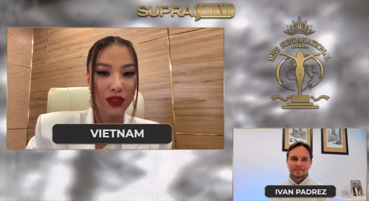 Á hậu Kim Duyên phỏng vấn cùng BTC Miss Supranational 2022, trình tiếng Anh đã cải thiện? Ảnh 2