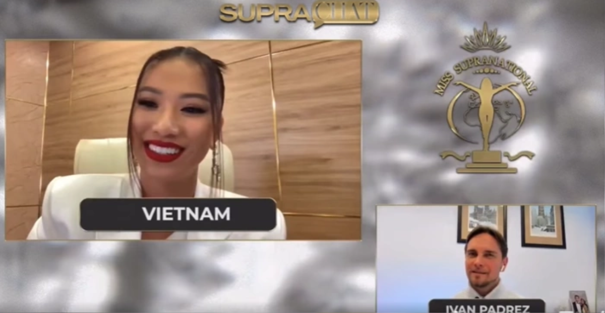 'Bắn' tiếng Anh vèo vèo, Kim Duyên chiến thắng vòng phỏng vấn của Miss Supranational 2022 Ảnh 2