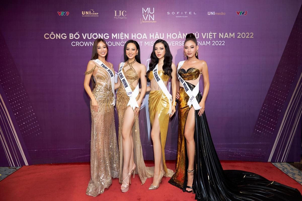 Dàn 'bông hậu' nở rộ trong đêm công bố vương miện tiền tỷ cho tân Miss Universe Vietnam Ảnh 5