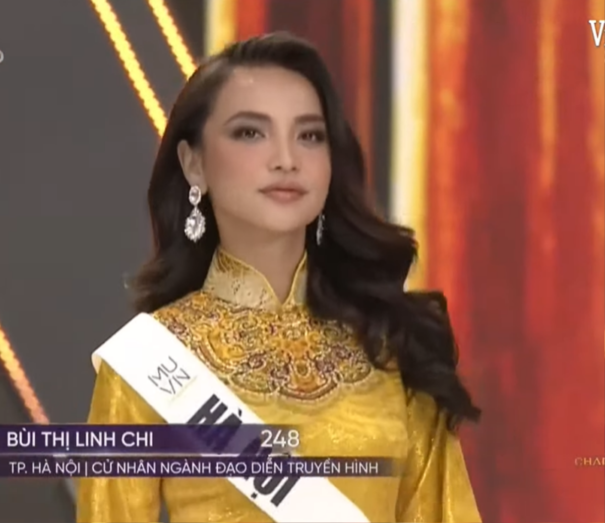 Top 41 Miss Universe Vietnam 2022 trình diễn áo dài: Thảo Nhi thướt tha, Lệ Nam yêu kiều trong sự hò hét Ảnh 2