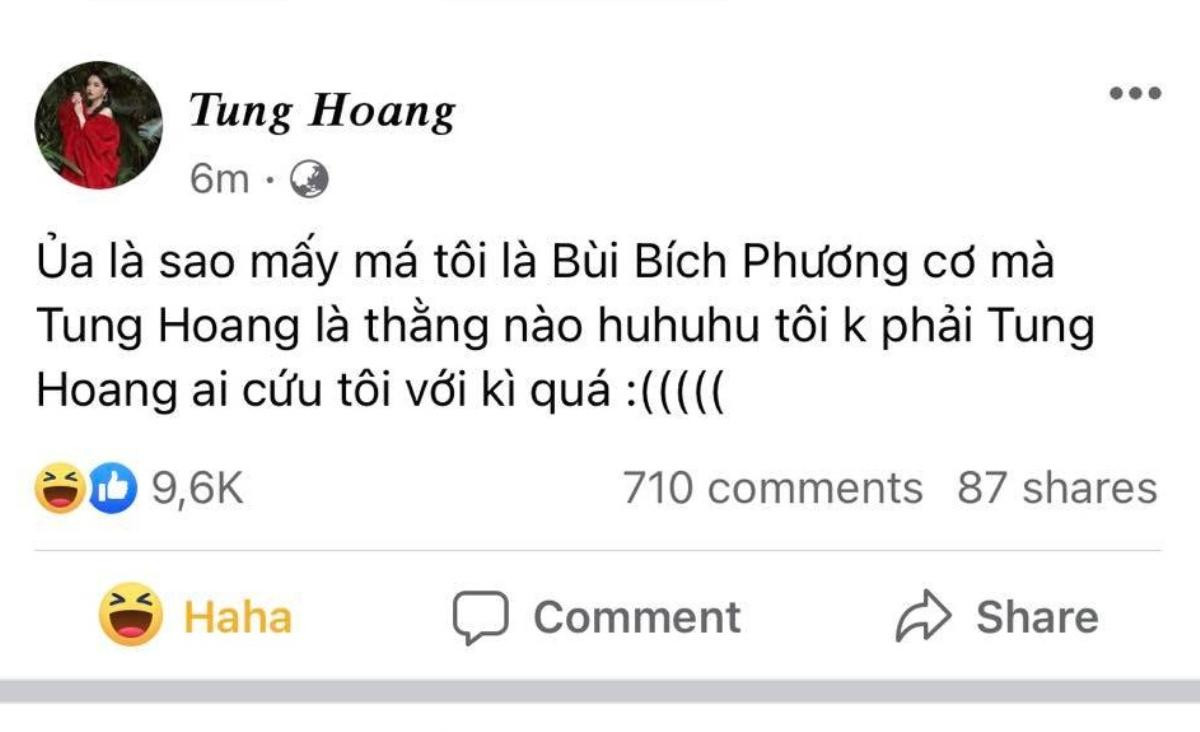 Bài đăng cầu cứu dân mạng lúc sáng sớm của Bích Phương.