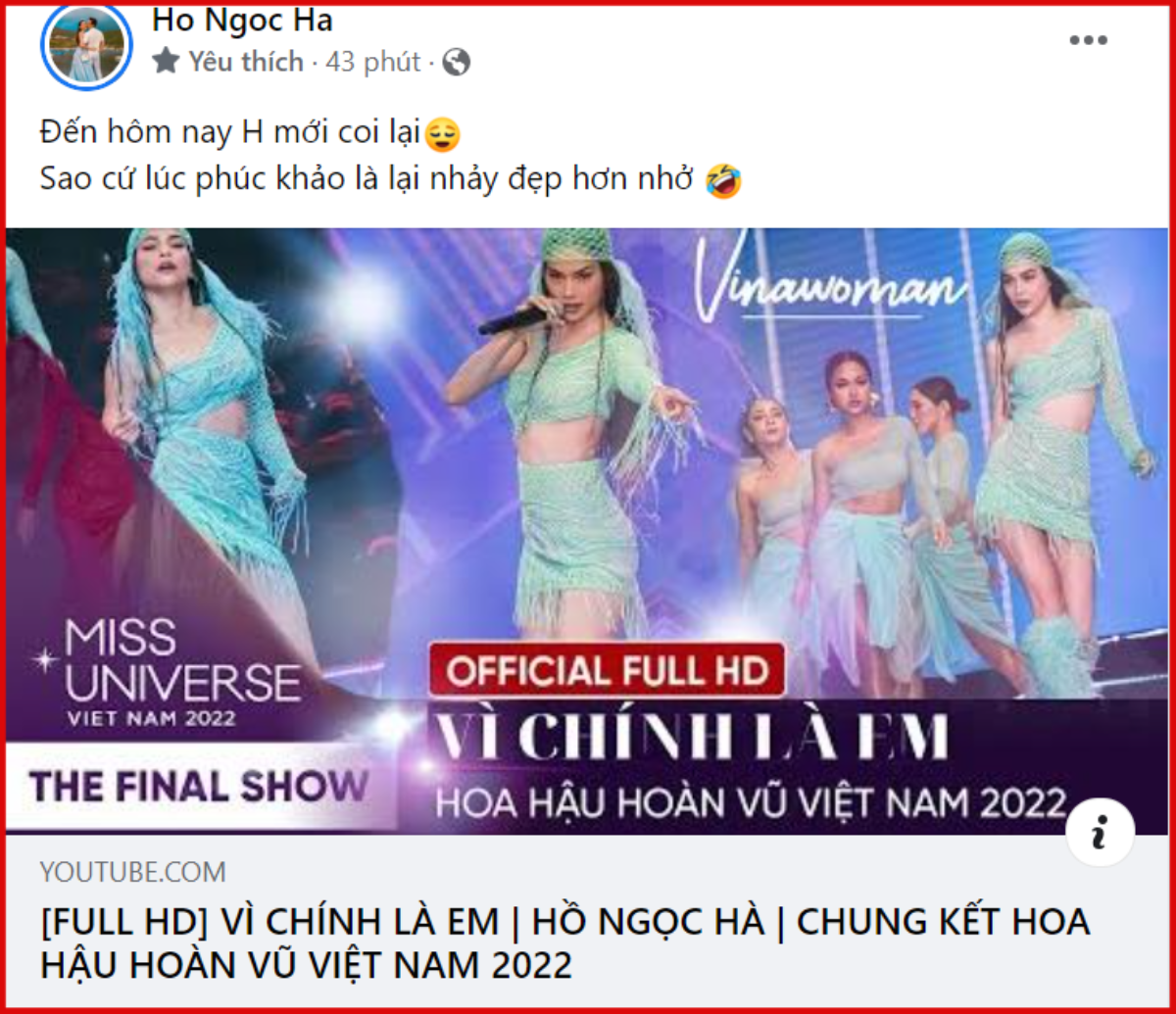 Hồ Ngọc Hà tự nhận nhảy chưa đẹp trong tiết mục trình diễn tại Miss Universe Việt Nam 2022 Ảnh 4