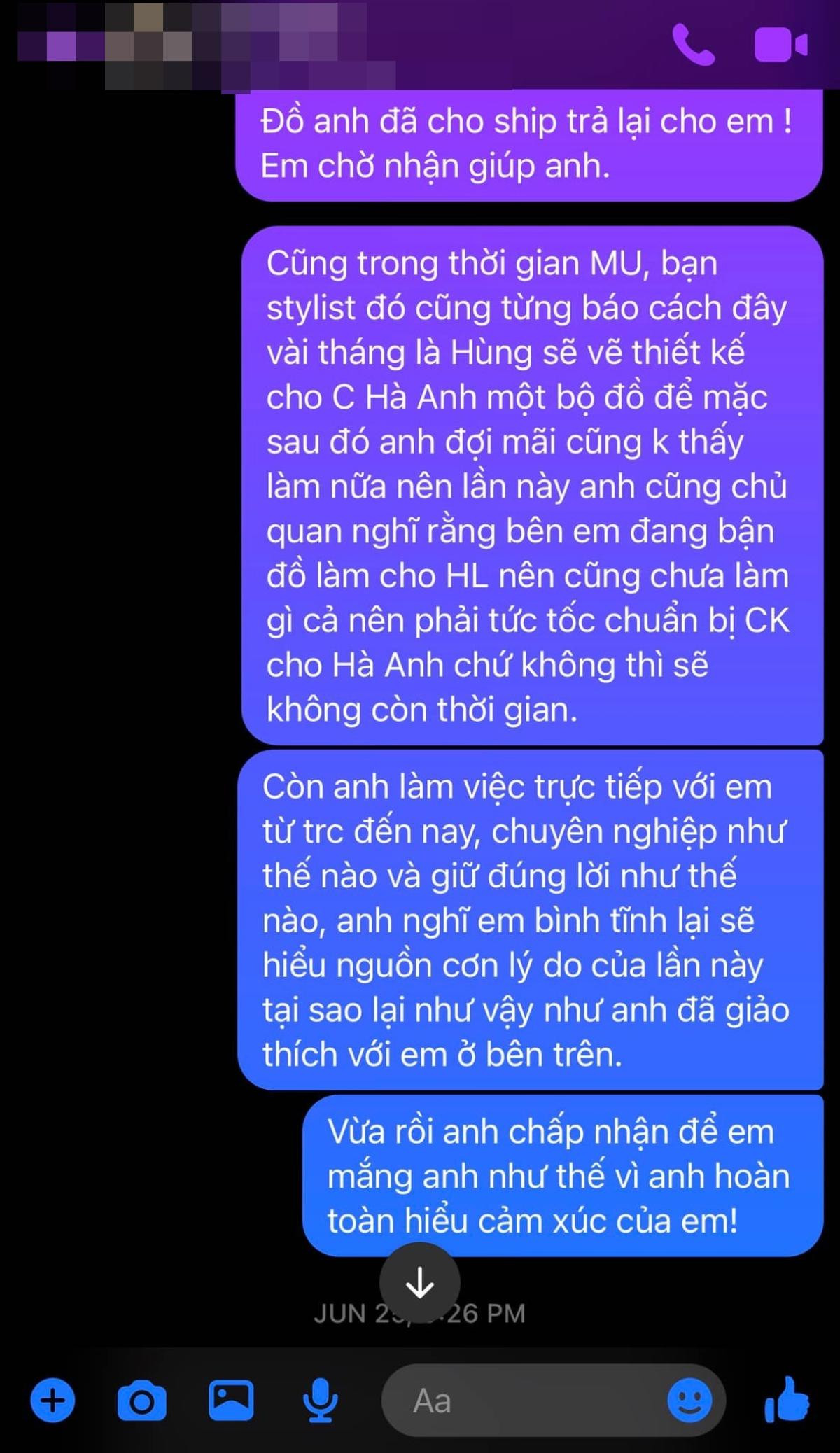 Phía Hà Anh lên tiếng về ồn ào bị tố thiếu chuyên nghiệp Ảnh 2