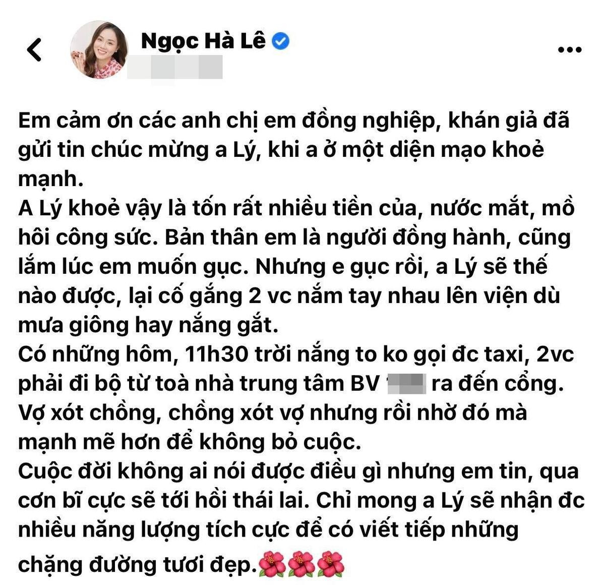 Vợ NSND Công Lý nghẹn ngào nhớ lại khoảng thời gian khó khăn: Nếu em gục thì anh Lý sẽ thế nào? Ảnh 2