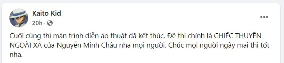 Fanpage đoán trúng đề 3 năm liên tiếp chính thức lên tiếng về đồn đoán lộ đề thi Văn Ảnh 4