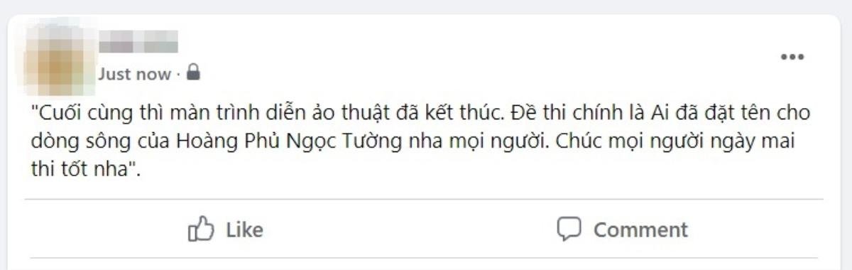 'Thân thế' Kaito Kid 3 năm liên tiếp đoán trúng đề Văn và cách đăng status để trở thành 'siêu tiên tri' Ảnh 6