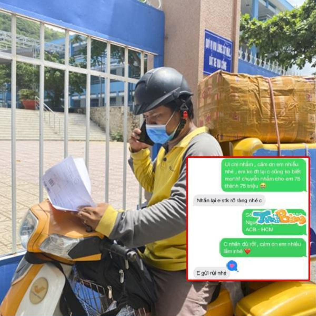 Nhận được 75 triệu đồng chuyển nhầm, shipper có hành động khiến người trong cuộc cũng phải ngỡ ngàng Ảnh 2