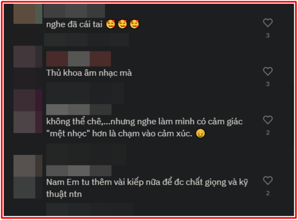 Hát cùng một ca khúc, Nam Em bị nhận xét 'tắt điện' trước Hồ Quỳnh Hương? Ảnh 3