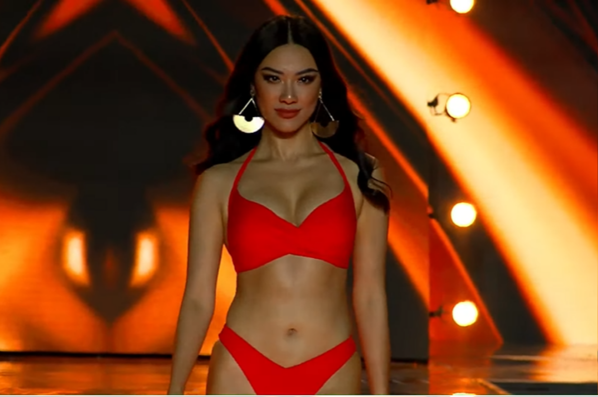 Kim Duyên body bốc lửa, catwalk 'siêu dẻo' trong phần thi áo tắm tại bán kết Miss Supranational Ảnh 3