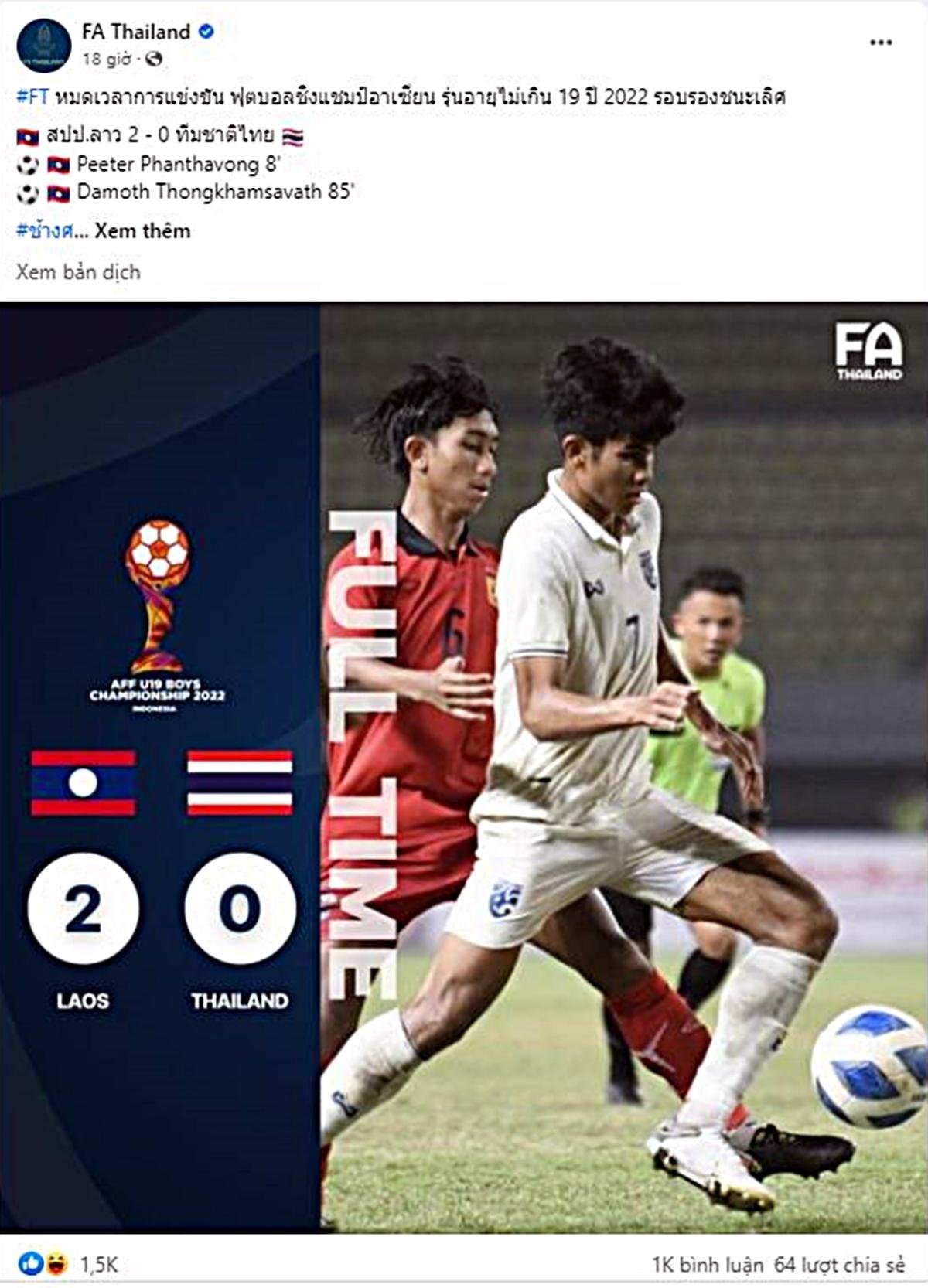 Tham vọng World Cup của Thái Lan bị nghi ngờ sau trận thua Lào: 'Không thay đổi sẽ thua Campuchia' Ảnh 2