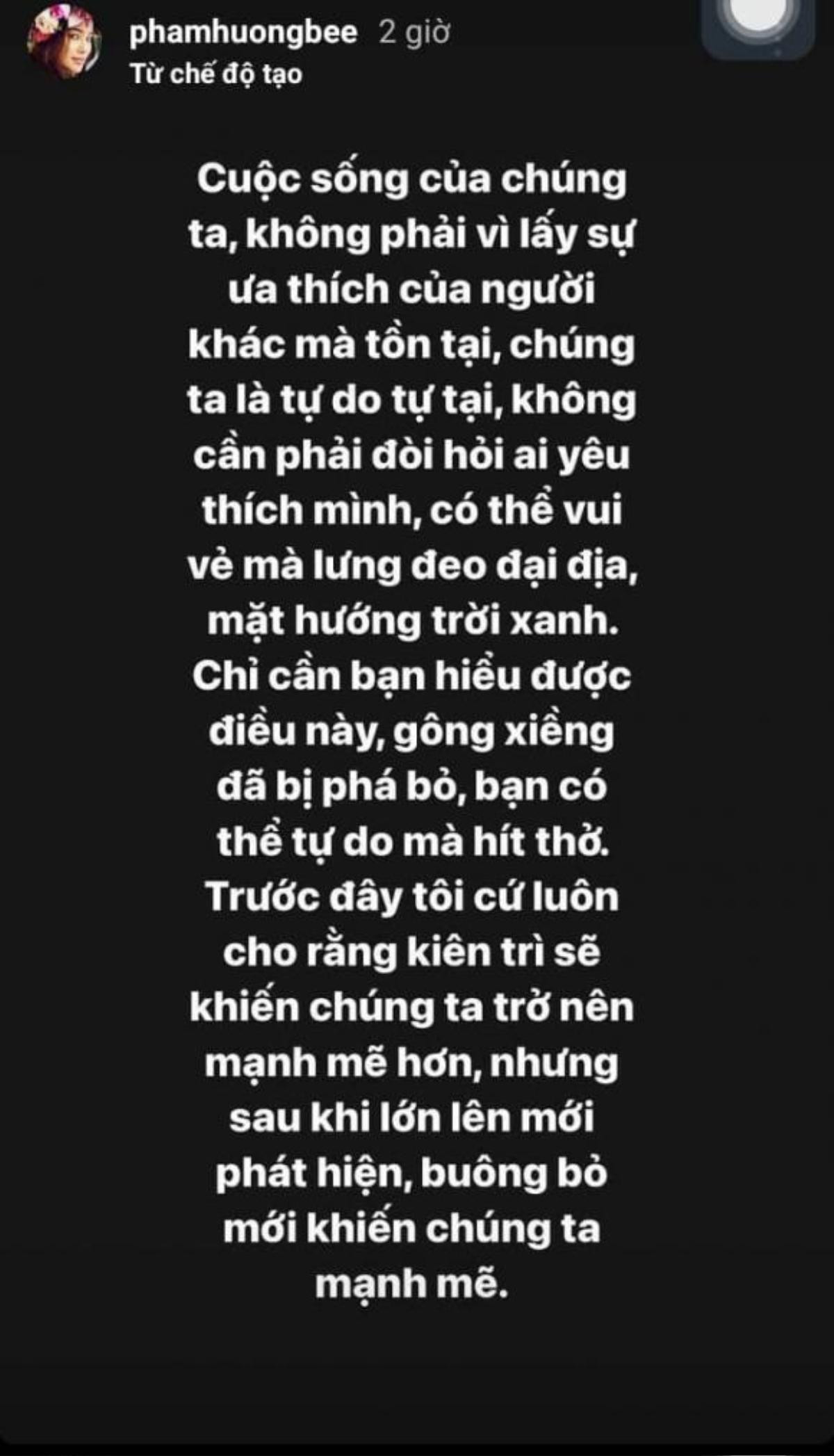 Phạm Hương đưa triết lý cuộc sống, đề cập đến chuyện buông bỏ, bàn về chữ duyên Ảnh 3