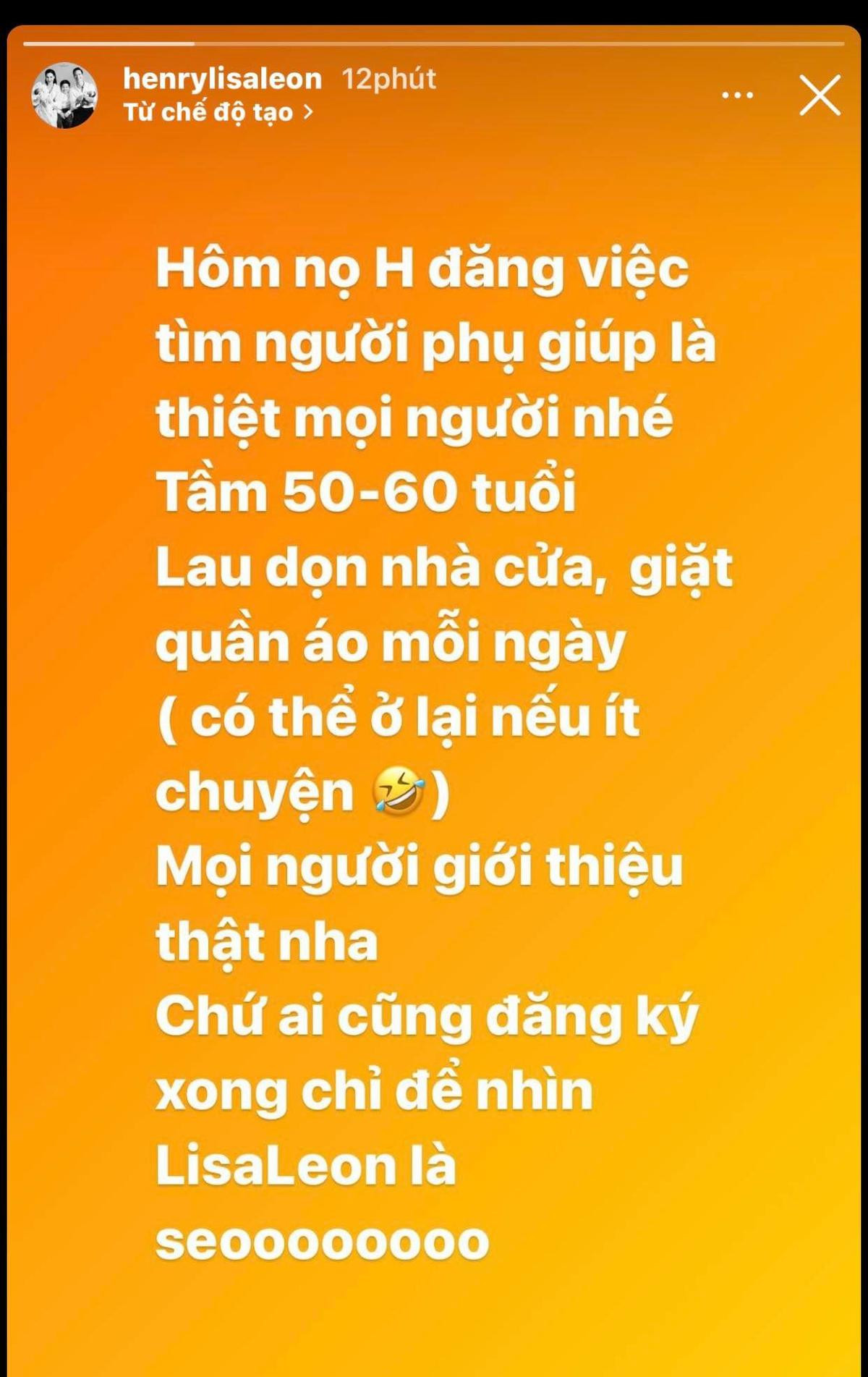 Hà Hồ tuyển giúp việc, được ở lại nhà nhưng phải đáp ứng được điều kiện này Ảnh 2