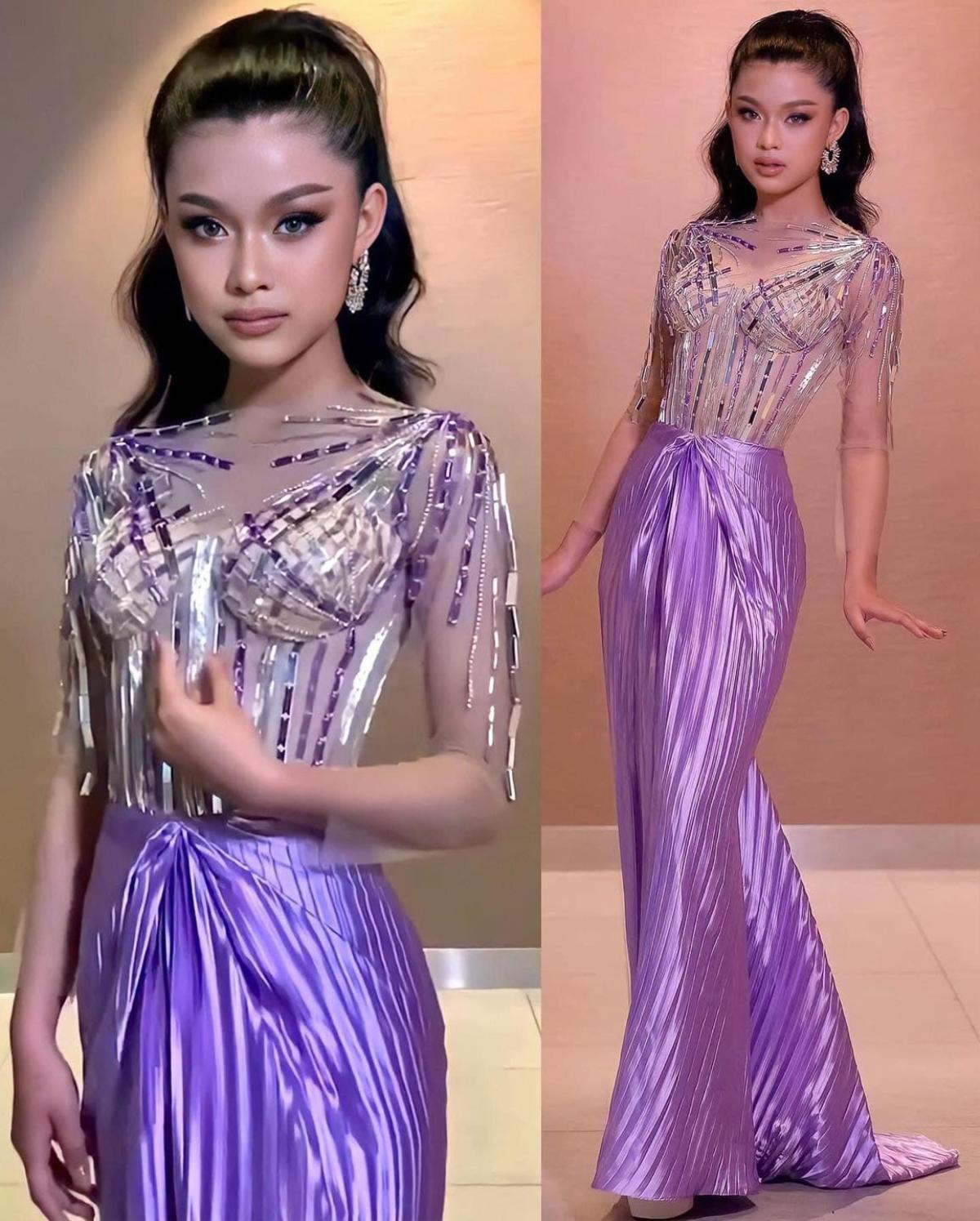 Thí sinh hoa hậu Campuchia 'sao y bản chính' váy của Ngọc Châu: Chắc xin vía để xuất khẩu Miss Universe Ảnh 4