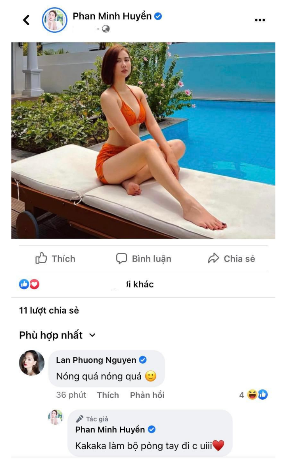 Lan Phương nói gì khi thấy em gái Huyền Lizzie ăn mặc mát mẻ khi Thương Ngày Nắng Về sắp kết thúc? Ảnh 2