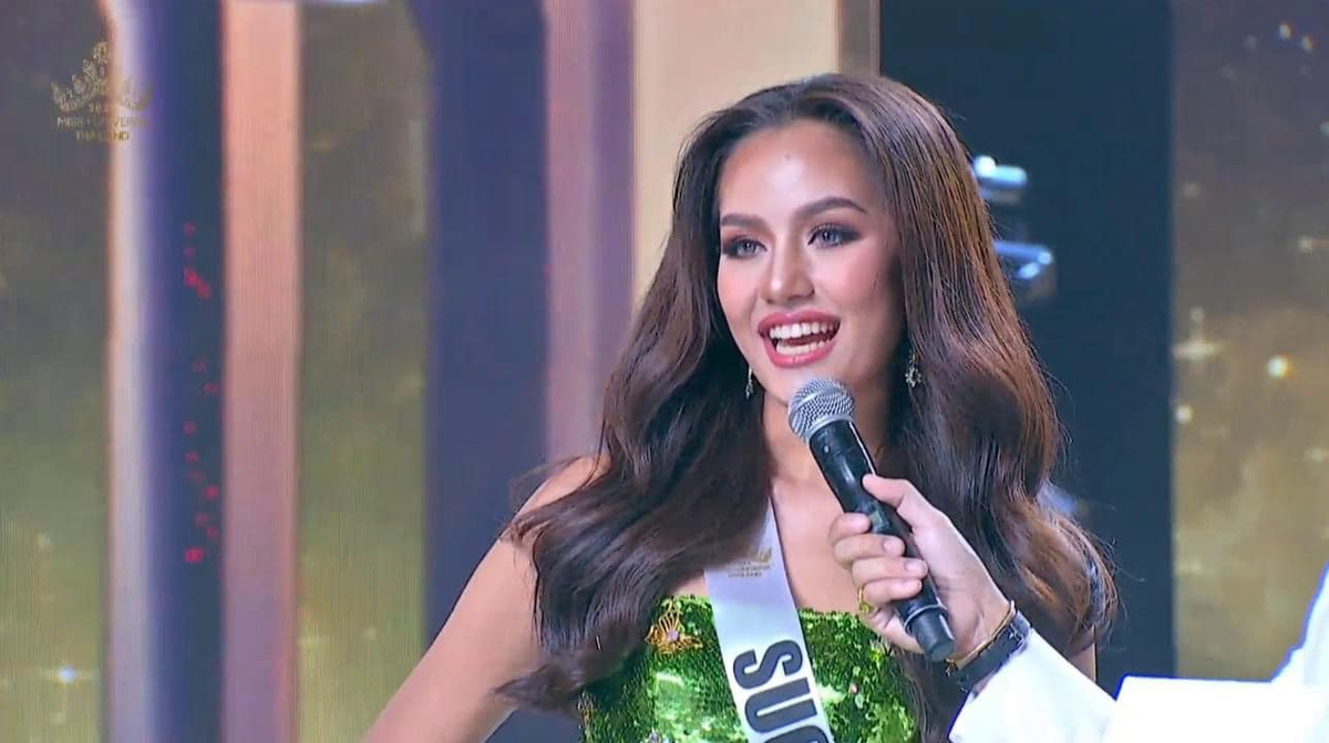 Chung kết Miss Universe Thailand: 1m2 chục người quen, cứ ngỡ Ngọc Châu - Lan Khuê sang Thái thi hoa hậu Ảnh 4