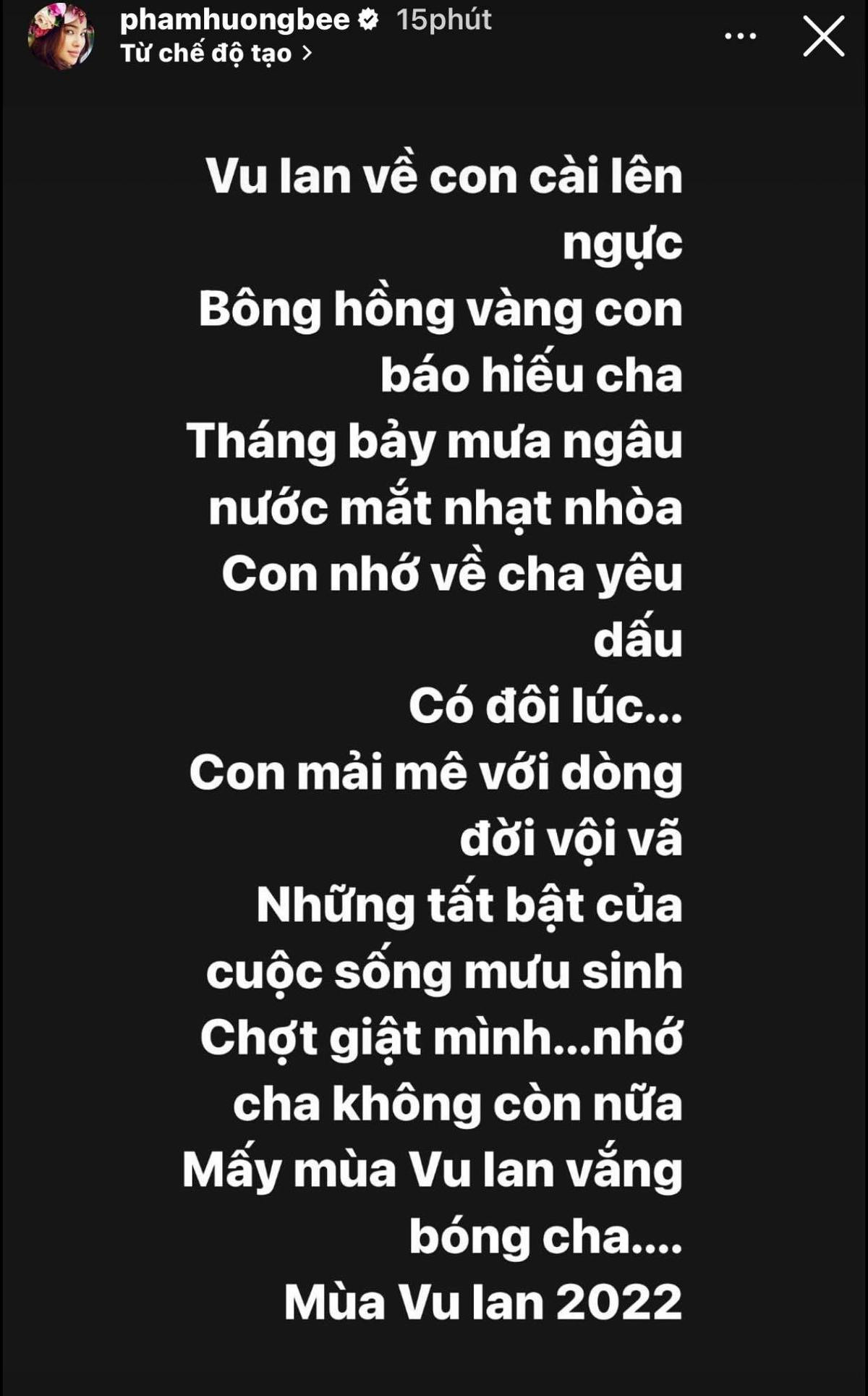 Phạm Hương xúc động nhắc về người cha quá cố khiến ai cũng nghẹn lòng Ảnh 2