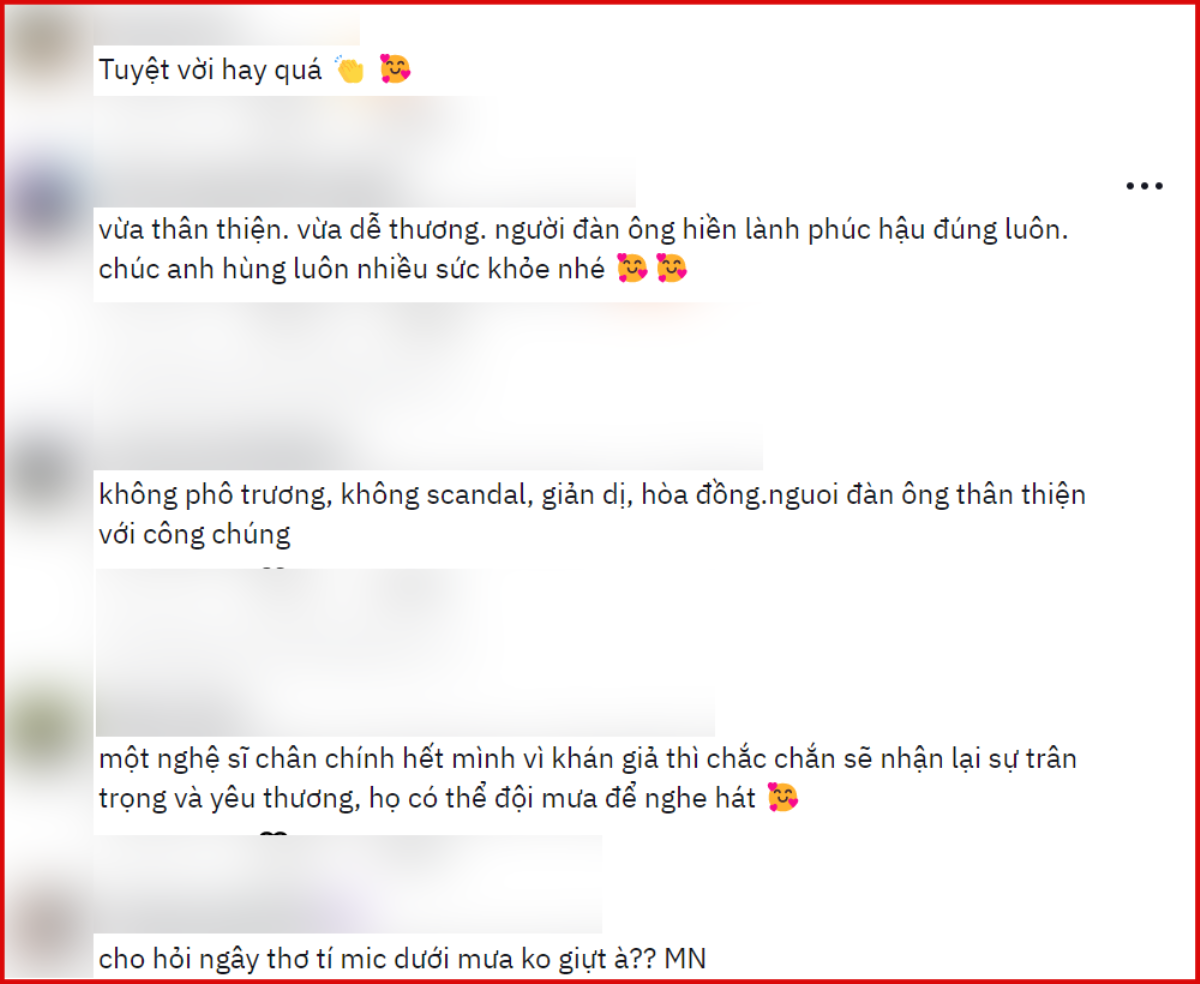 Nguyễn Phi Hùng 'đội mưa' trình diễn, gây bất ngờ với cách giao lưu cùng khán giả dưới mưa Ảnh 4