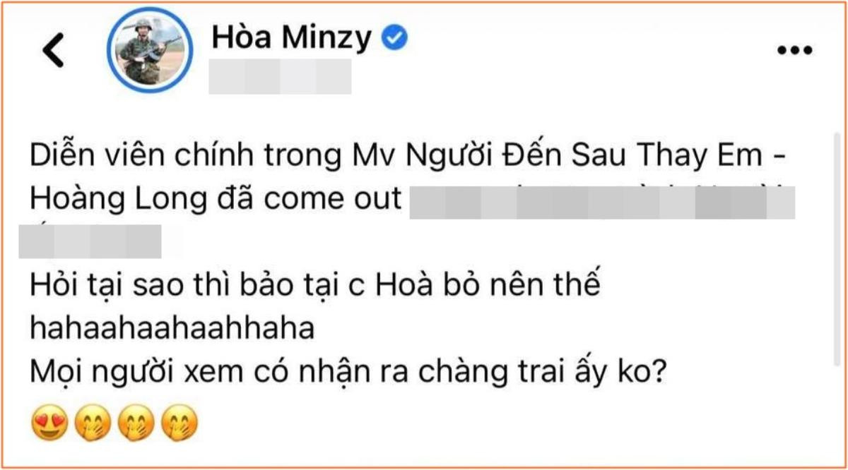 Xôn xao Hòa Minzy tình tứ bên trai lạ, dân mạng lập tức truy lùng 'in-tư' Ảnh 1