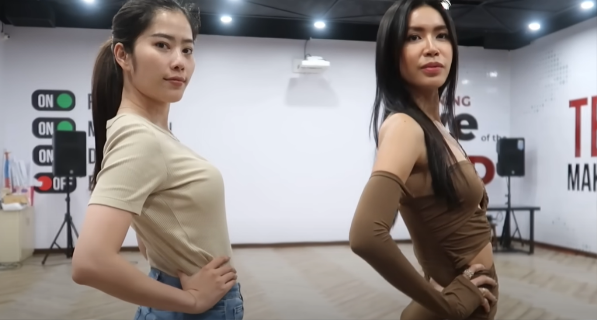 Đang dạy Nam Em catwalk, Minh Tú bất ngờ 'la hét' dữ dội Ảnh 3