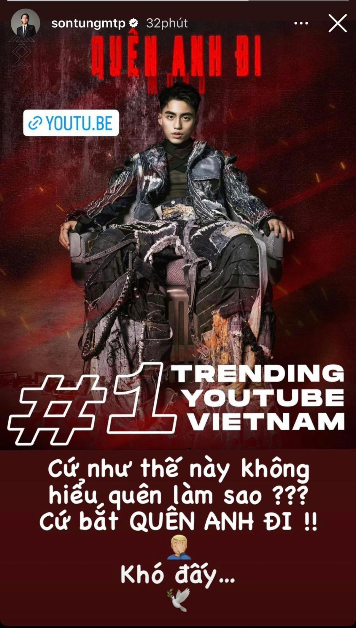 MONO vừa #1 trending Youtube, Sơn Tùng lập tức có lời trách móc đến em trai Ảnh 2