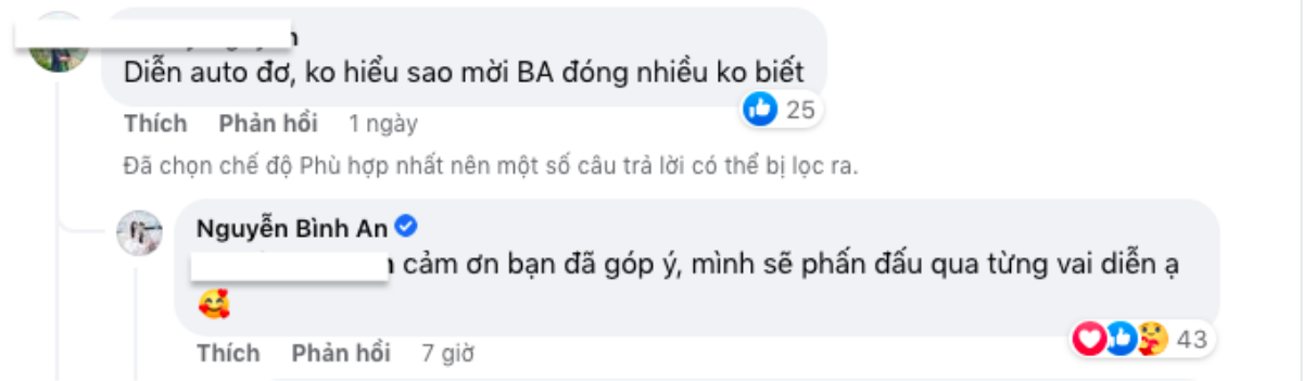 Bị chê 'đóng đơ nhất Vịnh Bắc Bộ', Bình An có phản ứng bất ngờ Ảnh 2