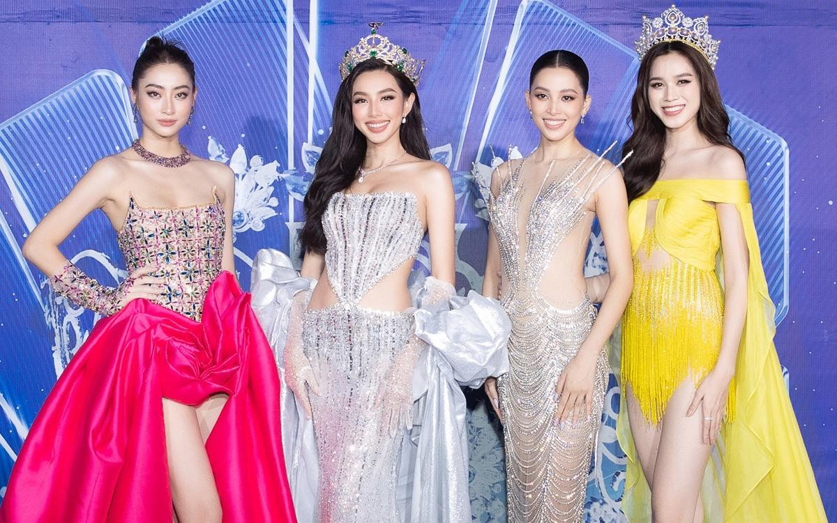 Đương kim Miss World Karolina Bielawski diện đầm xanh như Elsa, 'chặt chém' dàn hậu Việt Nam Ảnh 2