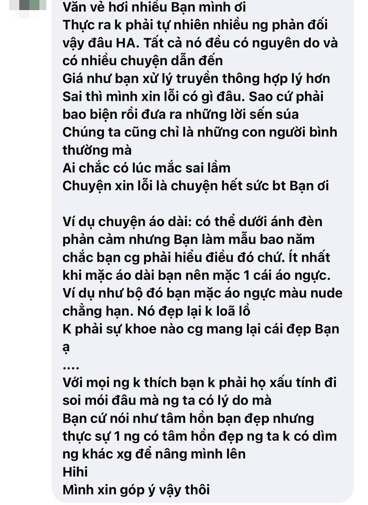 Sau sự cố bị phạt 70 triệu vì mặc phản cảm, Hà Anh: 'Làm nghề gì mà chẳng có tai nạn dù giỏi đến đâu' Ảnh 2