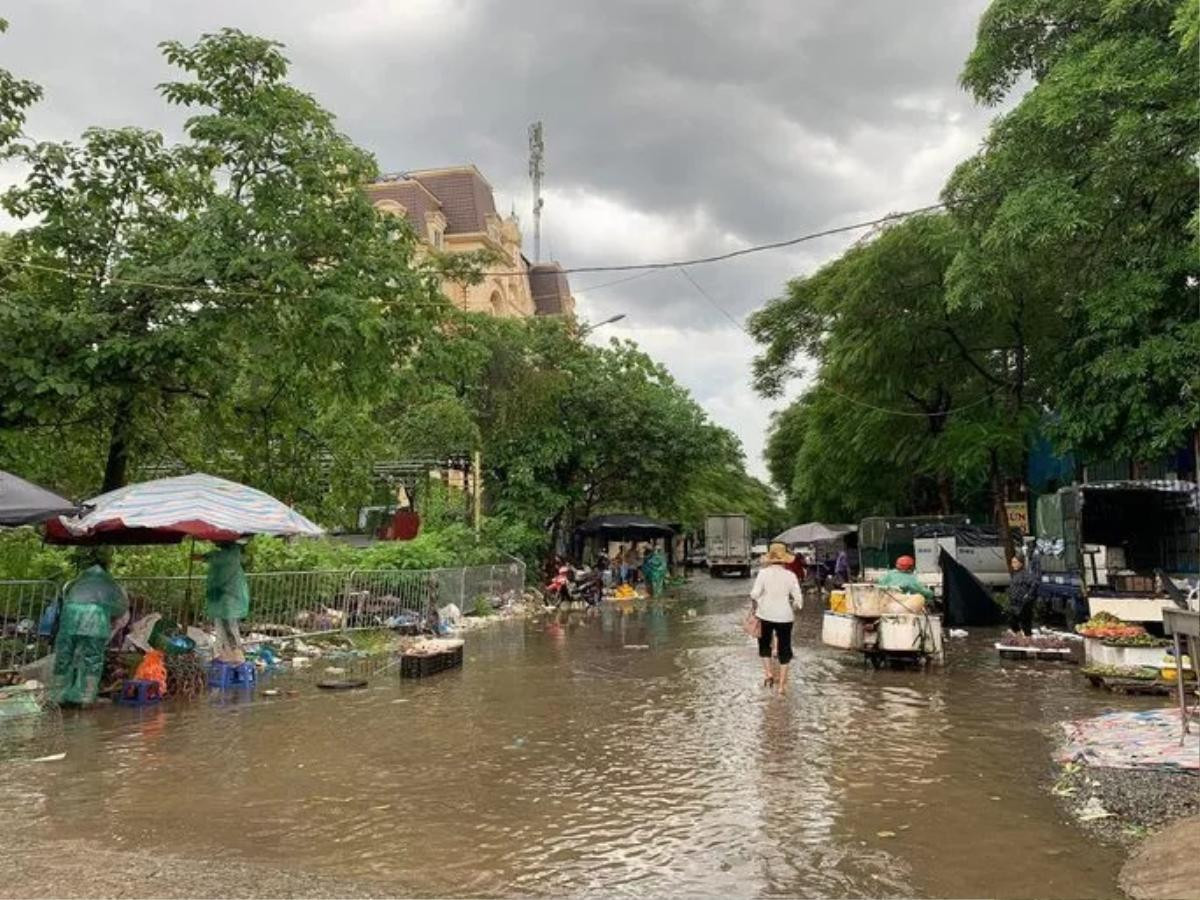 Mưa lớn kèm gió to 'như kéo bay cả người được' Ảnh 1