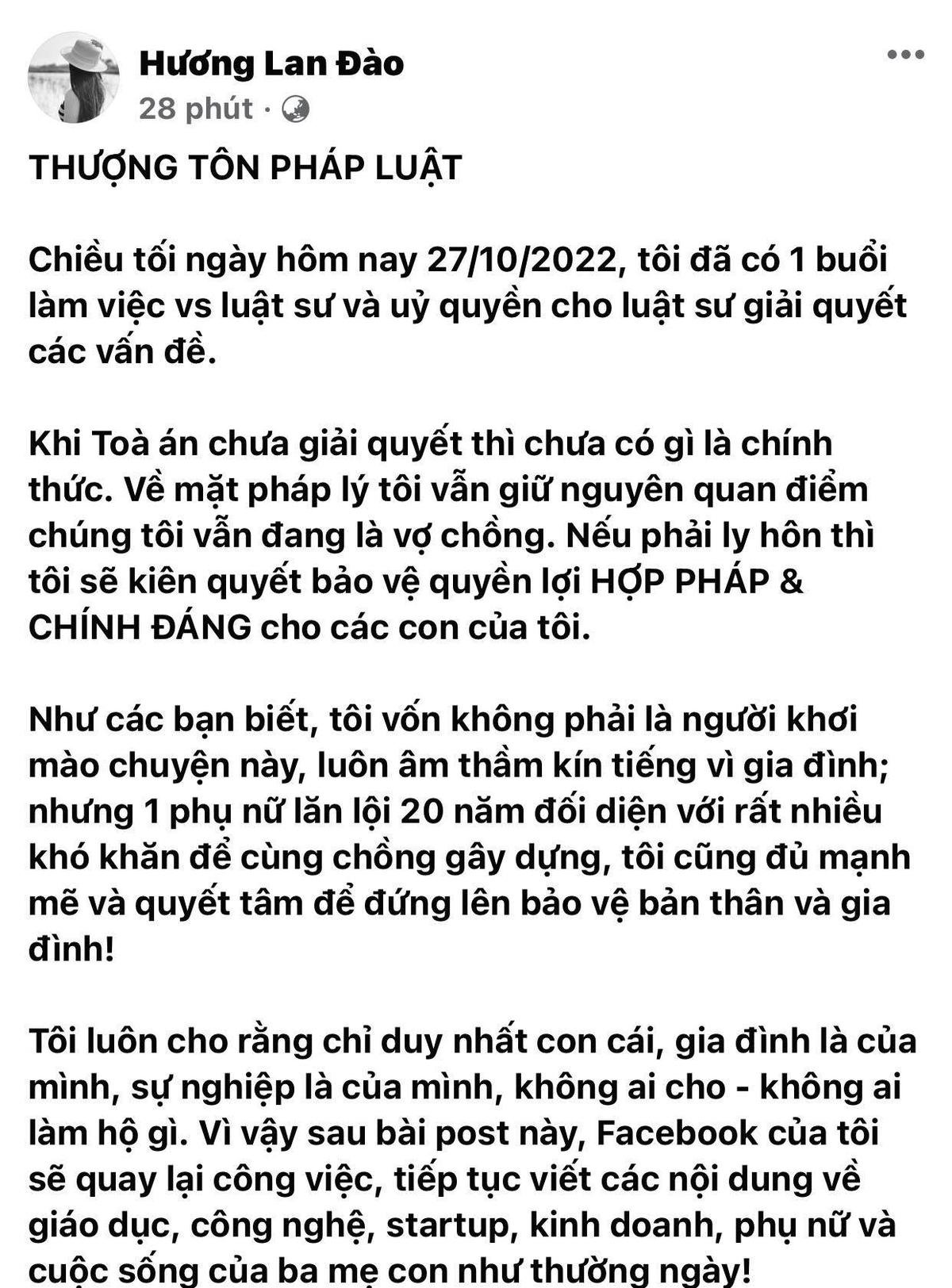 Bị chồng tố nói không đúng sự thật, vợ Shark Bình lên tiếng: Về pháp lý, chúng tôi vẫn đang là vợ chồng Ảnh 2