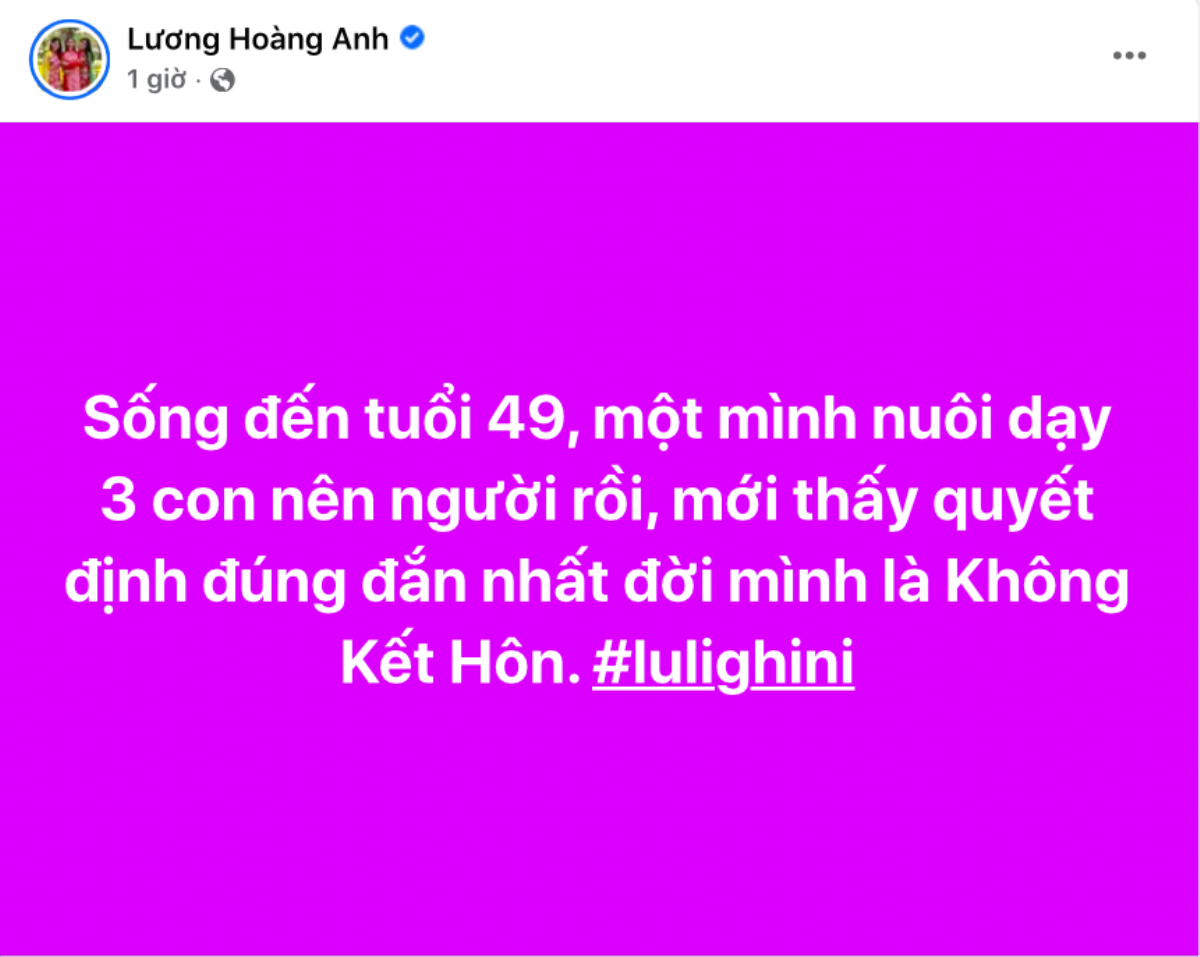 Vợ cũ Huy Khánh đăng đàn: 'Quyết định đúng đắn nhất là không kết hôn' Ảnh 1