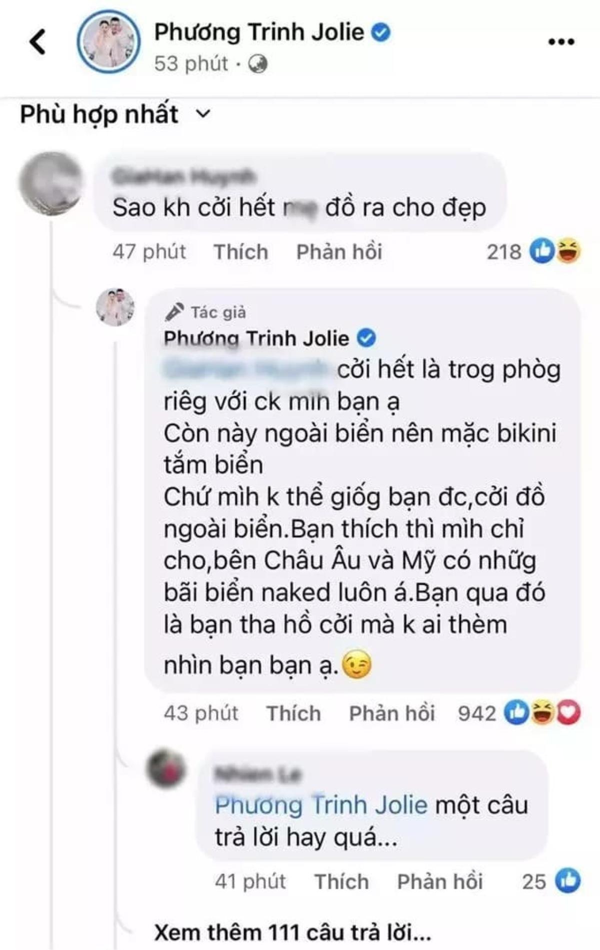 Phương Trinh Jolie đáp trả cực gắt khi bị mỉa mai 'sao không cởi hết ra' trong bộ ảnh gợi cảm Ảnh 2