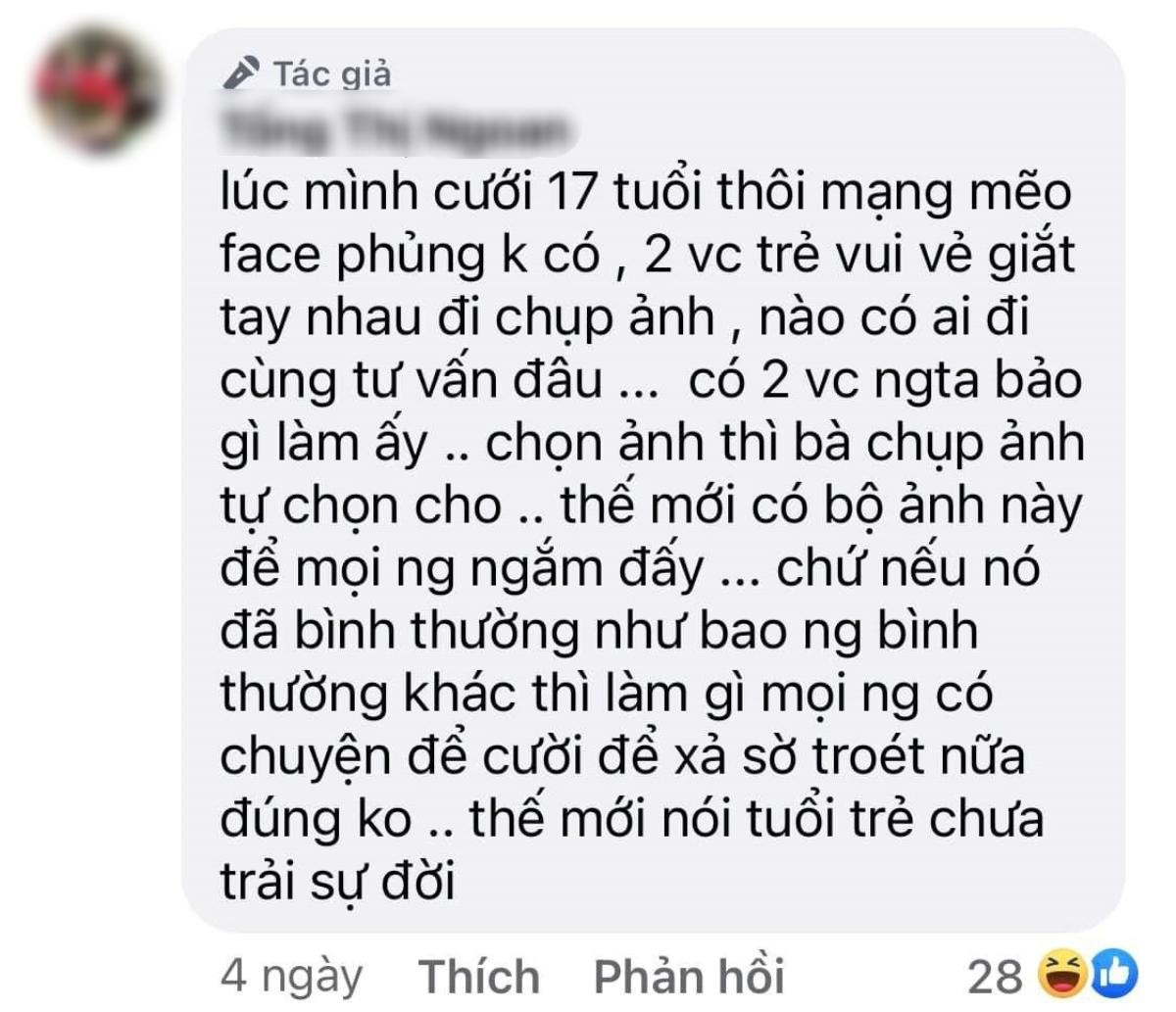 Cười xỉu màn review bộ ảnh cưới 10 năm trước: Tư thế tạo dáng 'siêu ngố', cô dâu trẻ bỗng 'hóa 68 tuổi' Ảnh 8