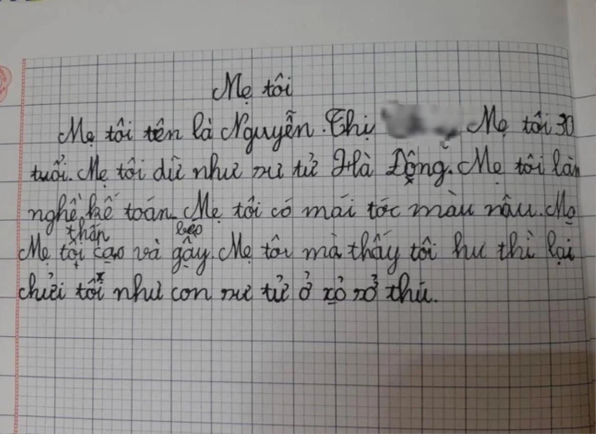Học sinh tiểu học 'bóc phốt' mẹ không thương tiếc khiến dân mạng cười ngất Ảnh 1